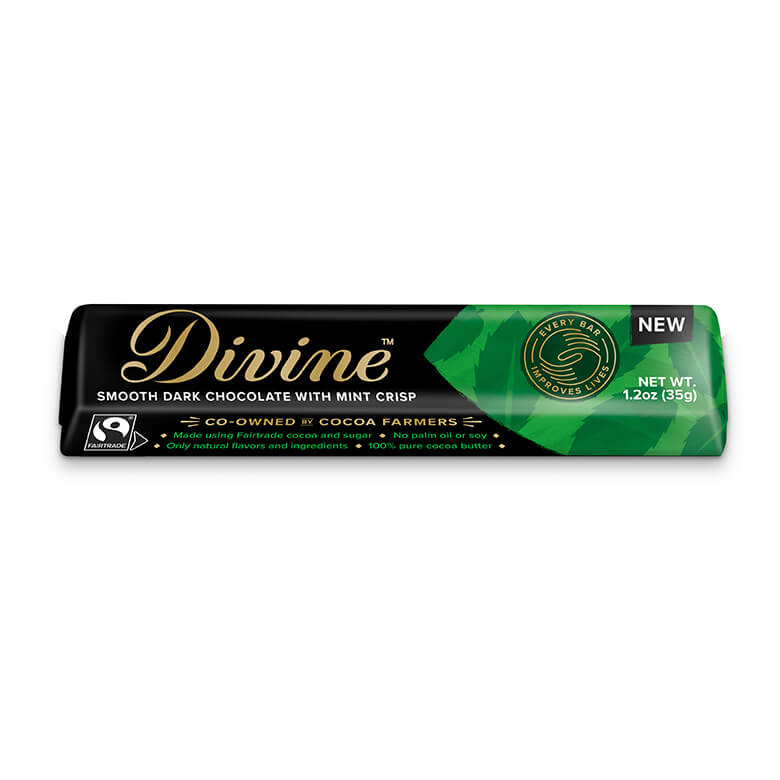 Image of 70% Dark Chocolate Mint Snack Bar Packaging