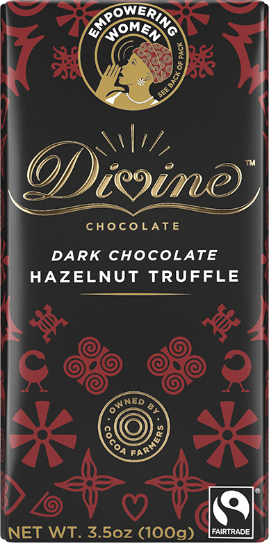Image of Dark Chocolate with Hazelnut Truffle Packaging
