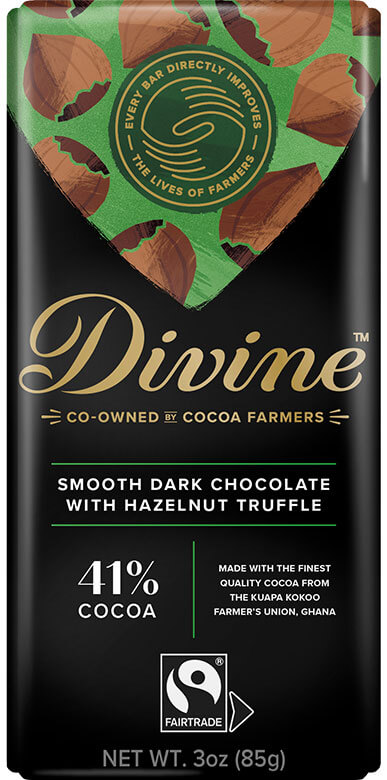 Image of Dark Chocolate Hazelnut Truffle Packaging