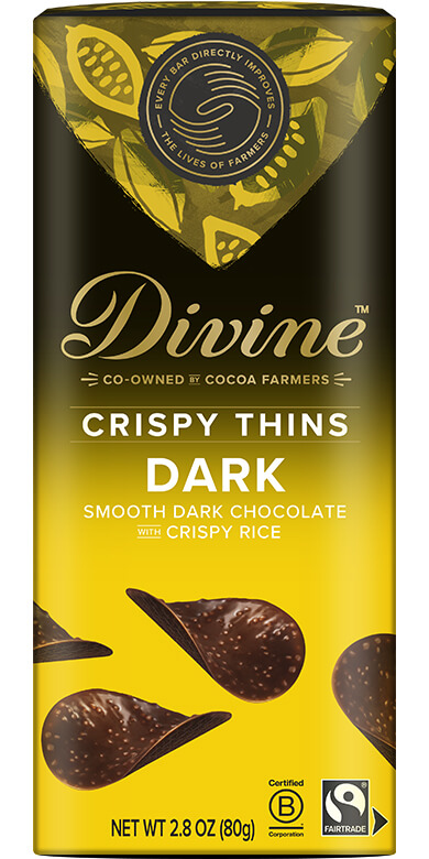 Image of Dark Chocolate Crispy Thins Packaging