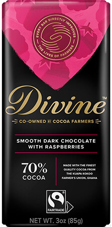 70% Dark Chocolate with Raspberries - Click for more information, or use your TAB key to go to purchase options