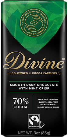 70% Dark Chocolate with Mint Crisp - Click for more information, or use your TAB key to go to purchase options
