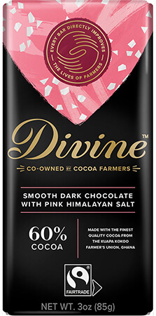 60% Dark Chocolate with Pink Himalayan Salt - Click for more information, or use your TAB key to go to purchase options