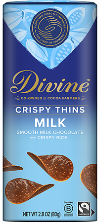 Milk Chocolate Crispy Thins - Click for more information, or use your TAB key to go to purchase options