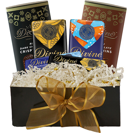 Milk and Dark Chocolate Crispy Thins Gift Set - Click for more information, or use your TAB key to go to purchase options