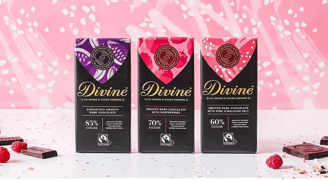 Three Divinge Chocolate bars