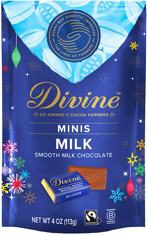 Image of Milk Chocolate Mini Holiday Bag Packaging