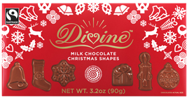 Image of Milk Chocolate Christmas Shapes Packaging