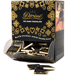 Image of 70% Dark Chocolate Mini Pieces Packaging