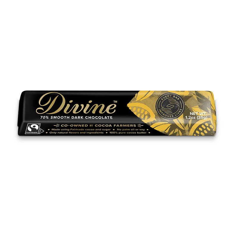 Image of 70% Dark Chocolate Snack Bar Packaging
