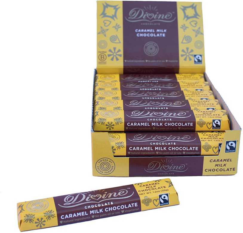Image of Caramel Milk Chocolate Snack Bar Packaging